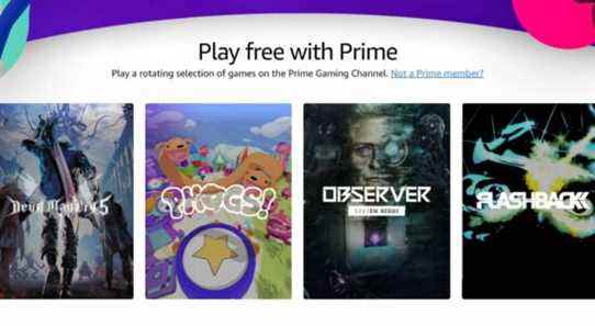 amazon luna prime subscription free gamed dmc5, observer, flashback, phogs