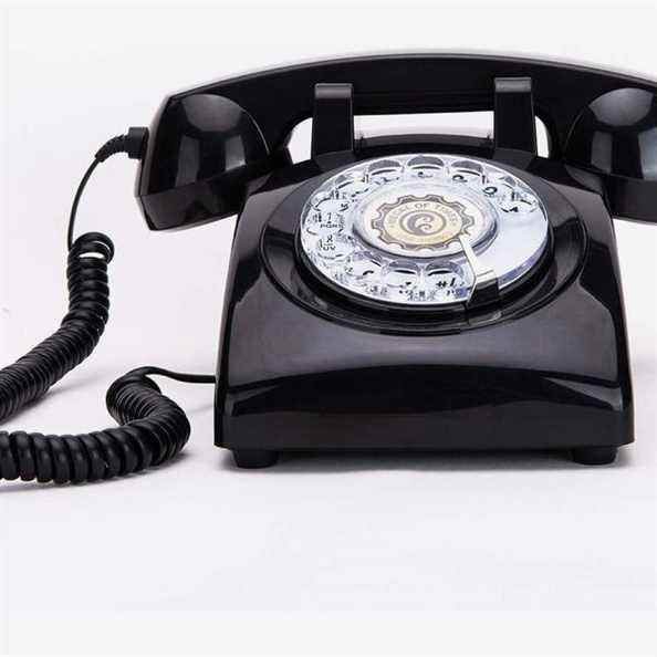 Téléphone de bureau fixe à cadran rotatif des années 1960 de Sangyn