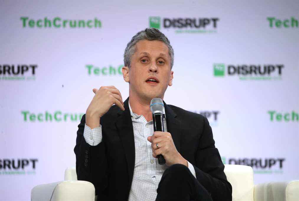 Le co-fondateur et PDG de Box, Aaron Levie, prend la parole lors de la conférence TechCrunch Disrupt SF 2019 au Moscone Center le 02 octobre 2019 à San Francisco.