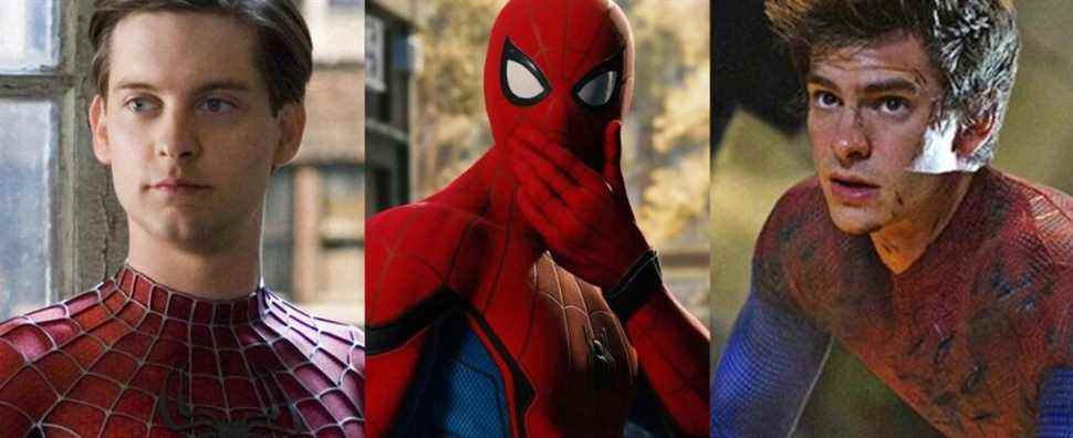 Spider-Man No Way Home Tom Holland Tobey Maguire Andrew Garfield Fake Butt