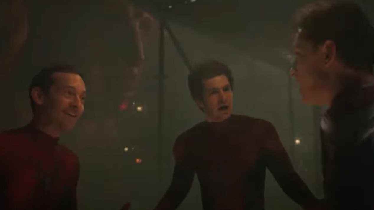 Tom Holland Andrew Garfield Et Tobey Maguire S Unissent Dans Spider Man No Way Home