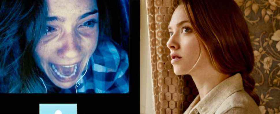 Blair (Shelly Henning) in Unfriended and Catherine (Amanda Seyfried) in Things Heard And Seen