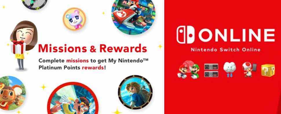 guide to new rewards and missions nintendo switch online