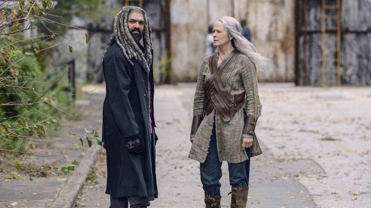 Ezéchiel et Carol dans The Walking Dead