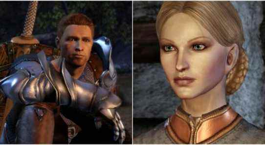 Split image of Alistair and Anora.