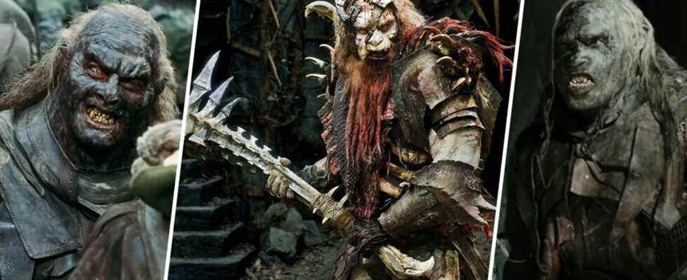 Ugluk, Bolg, and Shagrat Orcs and Uruk-hai from Lord of the Rings and The Hobbit