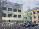La maternité de Marioupol détruite lors d'une frappe aérienne.