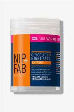 Nip+Fab Glycolic Fix Night Pads Extreme, Supersize