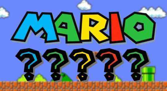 Aléatoire : Comment s'appelle Mario ?  Consultez ce tableau Mario Day pour la vraie réponse