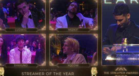 streamer of the year at the streamer awards 2021
