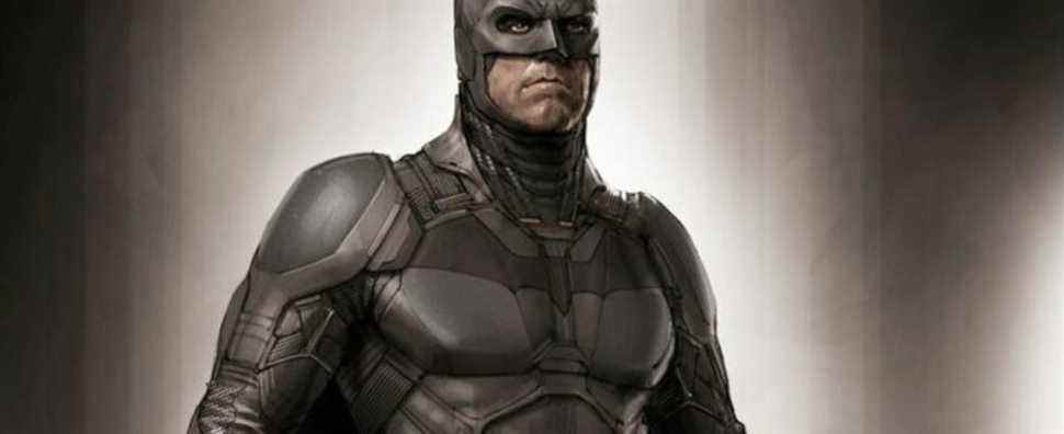 L'art conceptuel de Batman révèle la combinaison mise à jour de Ben Affleck dans un film solo annulé