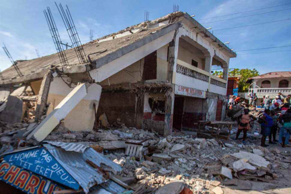 Les dommages aux bâtiments en Haïti ont été importants après le tremblement de terre de 2021.
