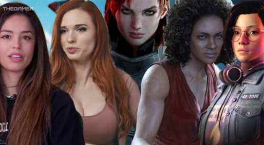 Women in games - valkyrae, amouranth, femshep, nadine ross, and alex from life is strange
