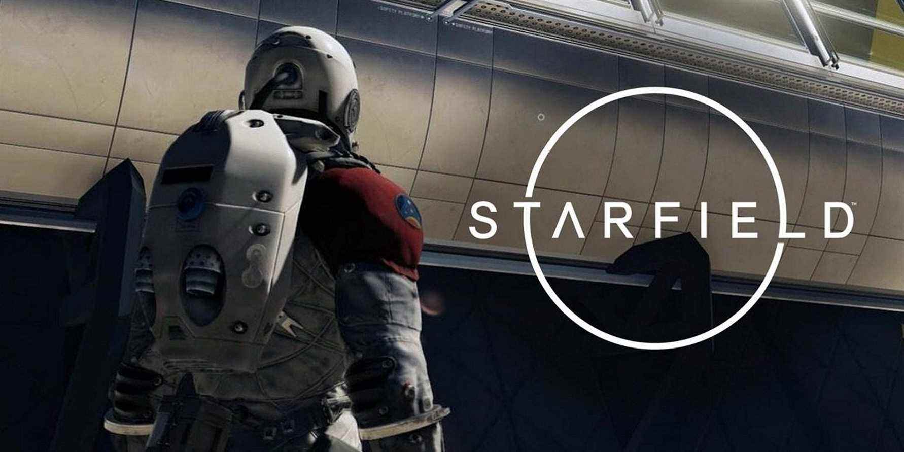 Image de Starfield montrant un astronaute dos à la caméra.