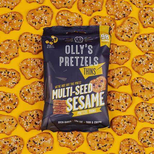 Olly's Pretzel Thins : sésame multi-graines