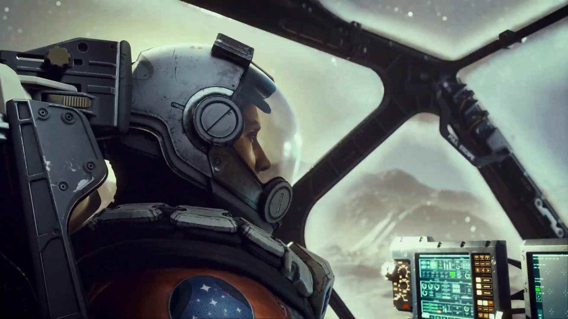 La bande-annonce de Starfield révèle une vue fixe du cockpit