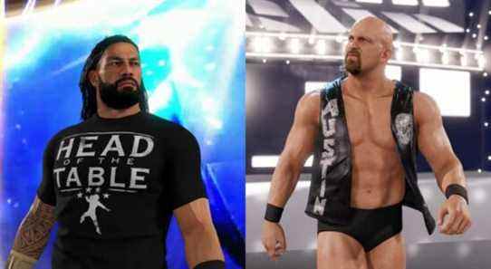 WWE 2K22 Dream Matches Roman Reigns vs Stone Cold