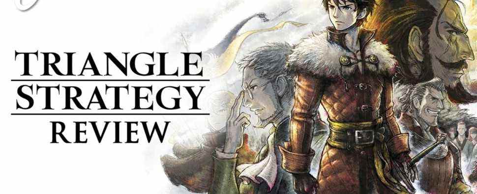 Triangle Strategy review Square Enix Nintendo Switch accessible starter strategy RPG SRPG but less complex and satisfying than Final Fantasy Tactics or Tactics Ogre
