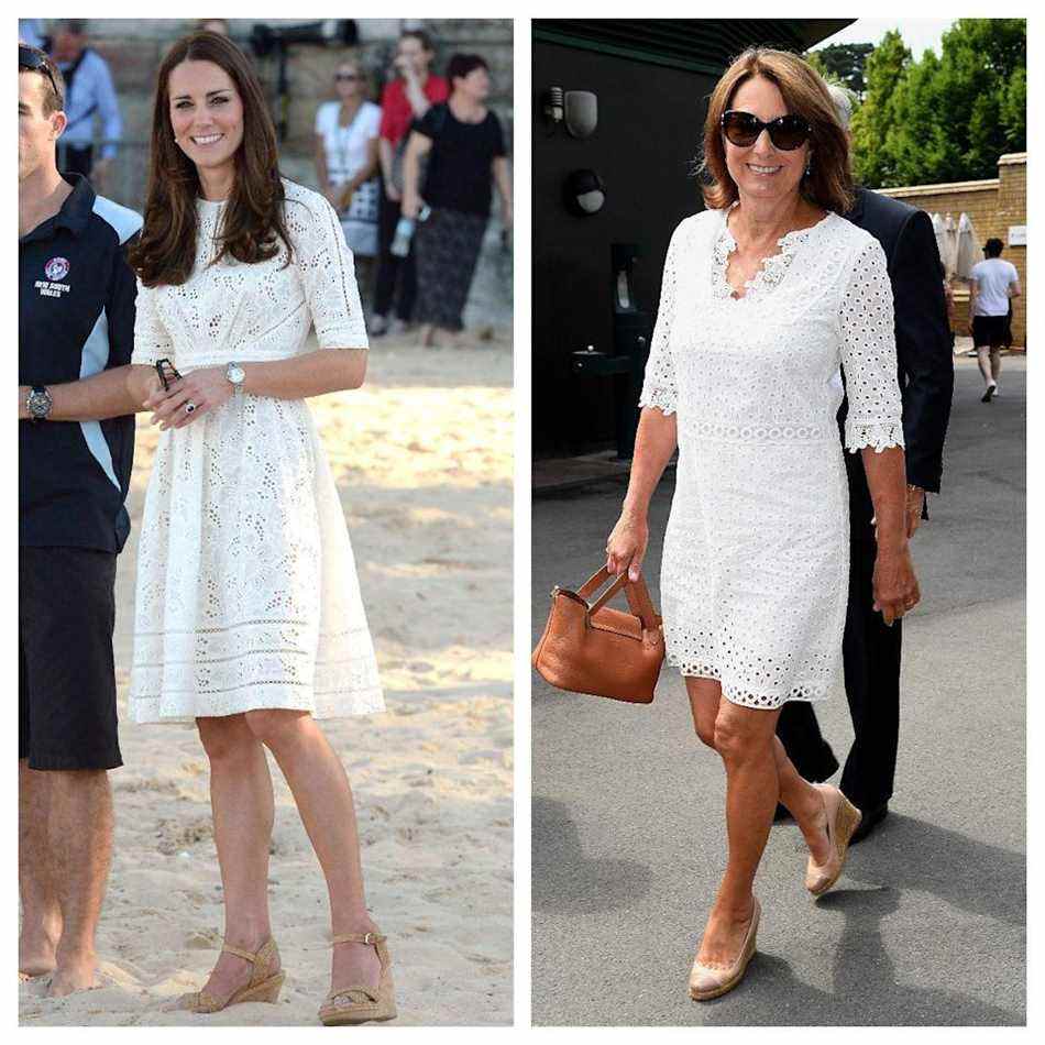 La robe d'été blanche à œillets - Getty Images