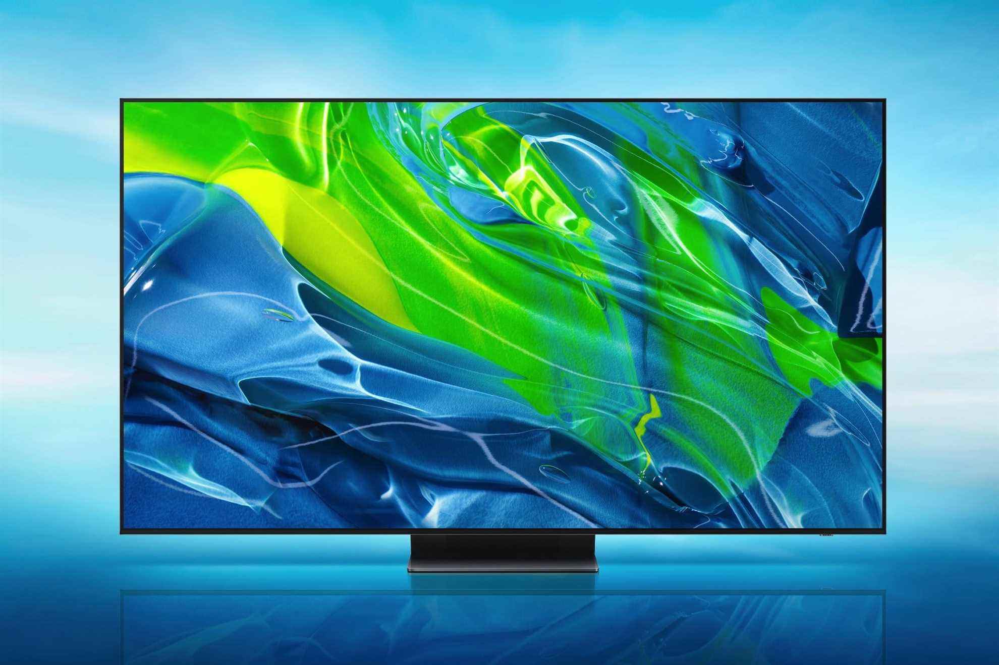Téléviseur Samsung OLED S95B 2022 vue de face.