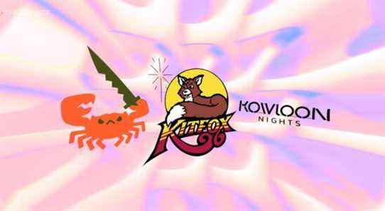 kitfox aggro crab and kowloon nights logos