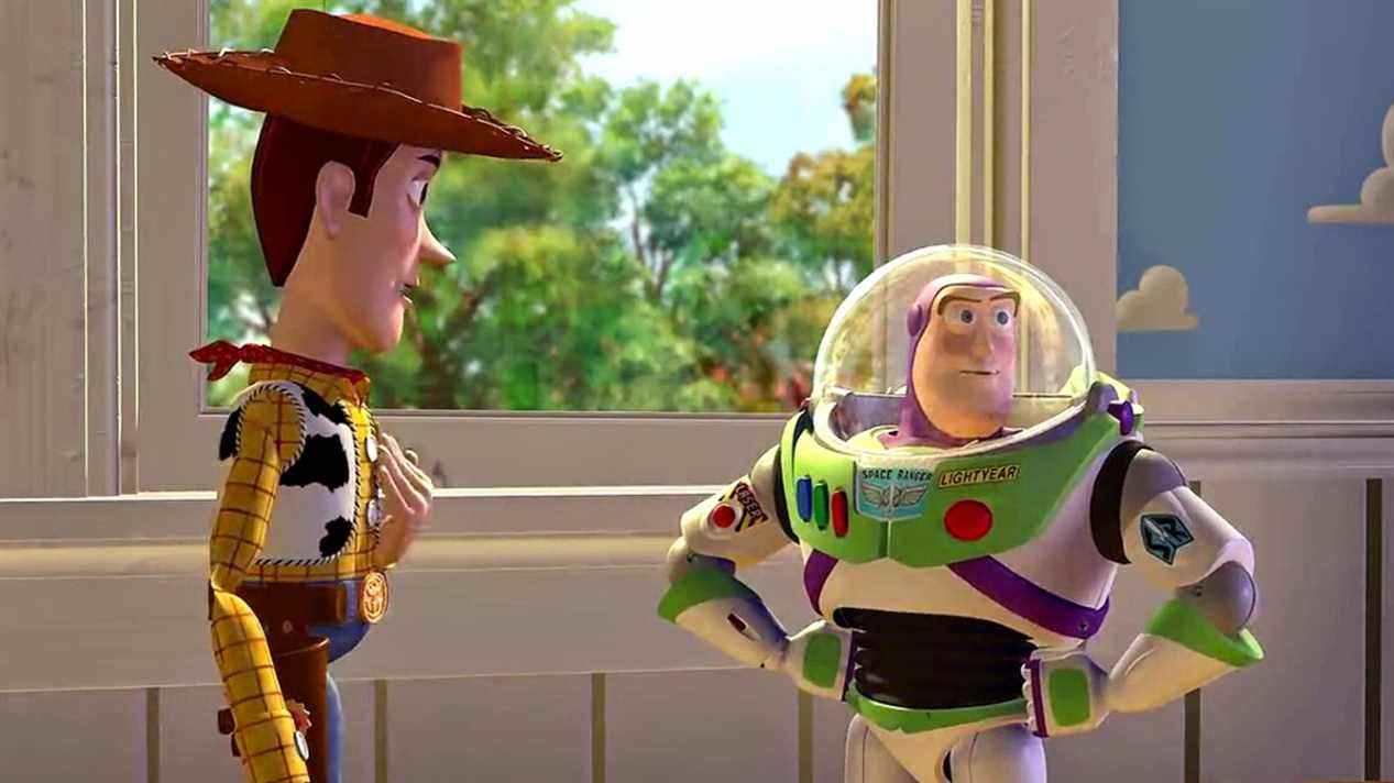 Woody et Buzz l'Éclair dans Toy Story