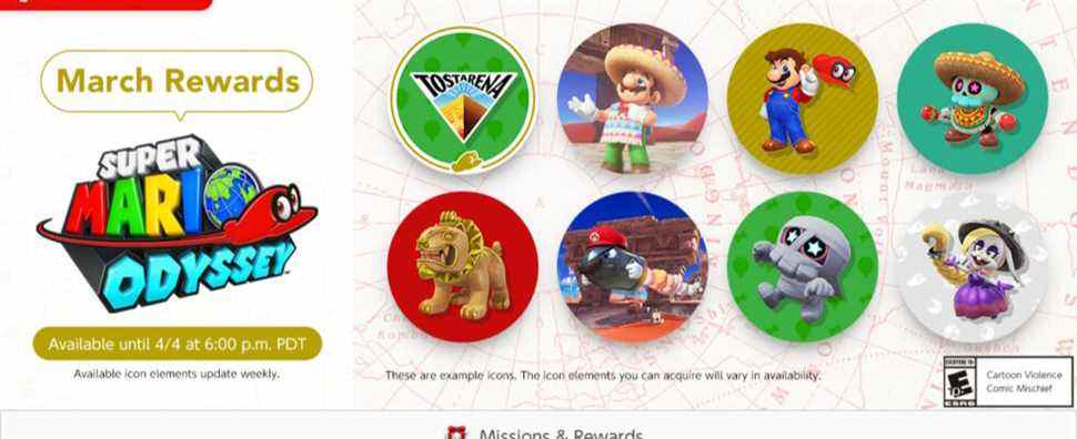 Nintendo Switch Online remporte la troisième vague d'icônes Super Mario Odyssey