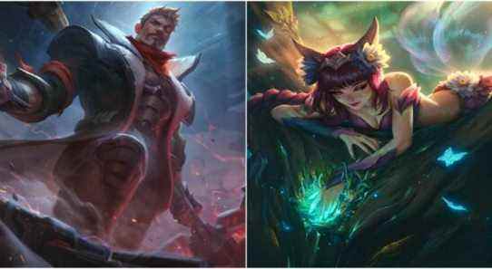 League of Legends Jayce (left) and Ahri (right)
