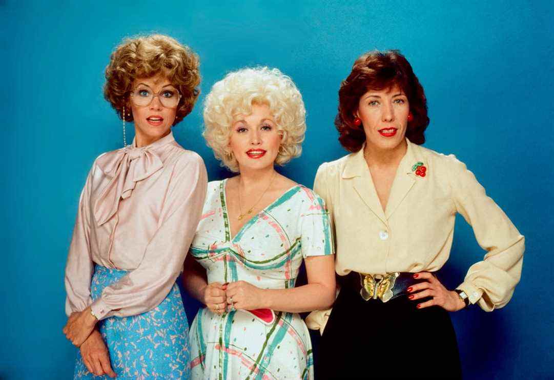 Jane Fonda, Dolly Parton et Lily Tomlin dans 9 à 5.