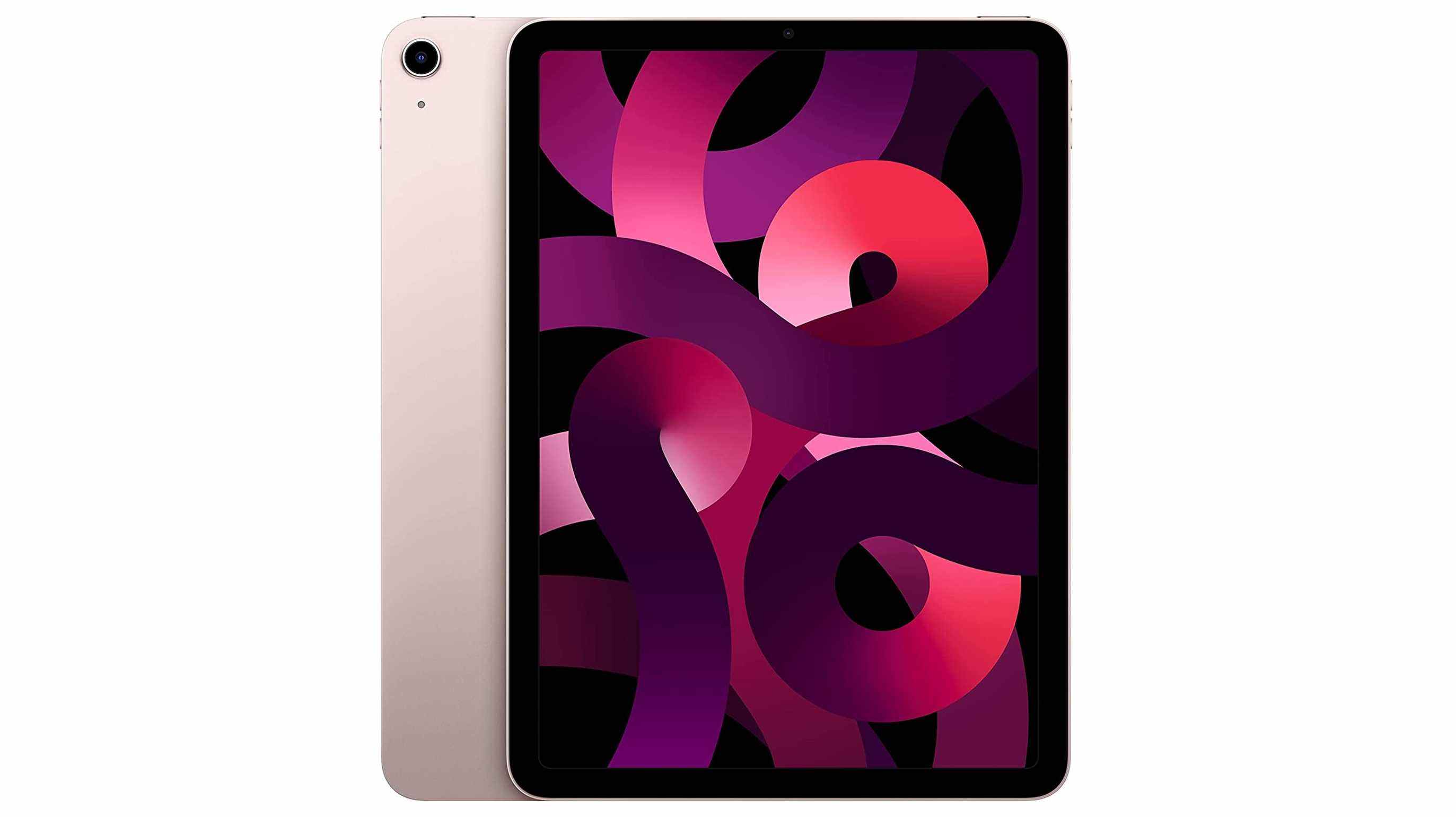 Un iPad Air 2022 en rose