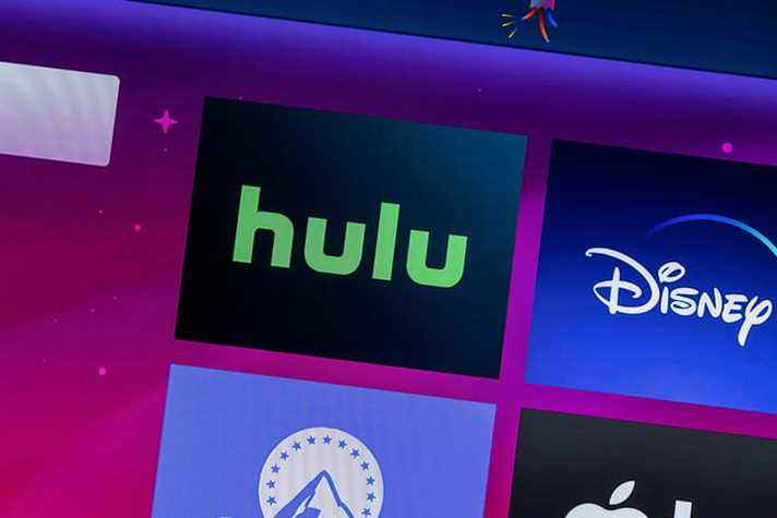 L'application Hulu sur un téléviseur intelligent Roku.