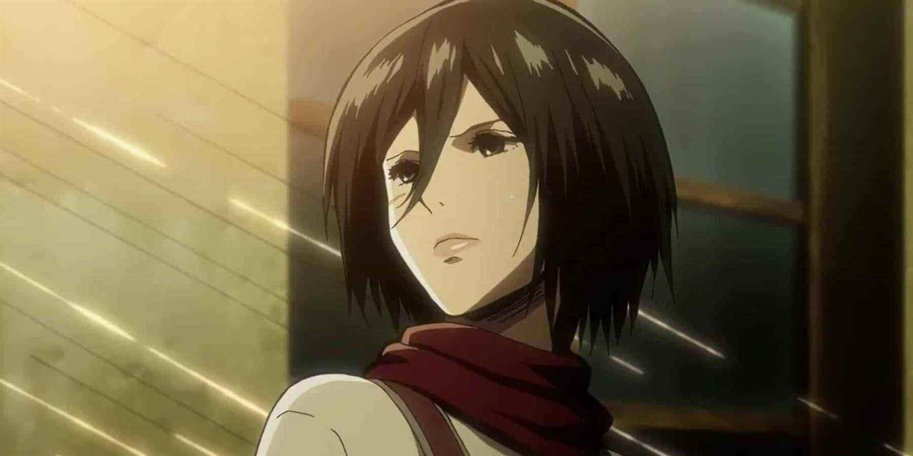 Mikasa dans L'Attaque des Titans