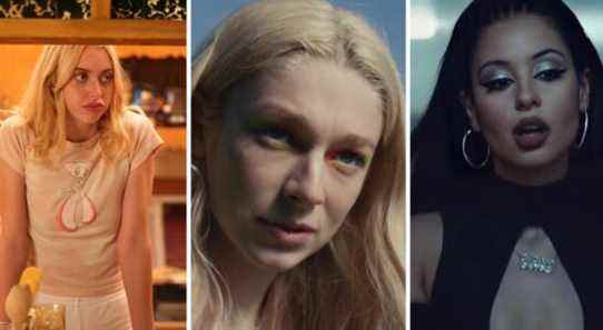 Euphoria outfits and makeup with Faye, Jules, and Maddy