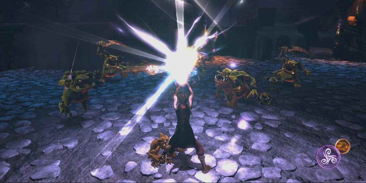 Puissant pouvoir magique exercé dans Sorcery (PS3)