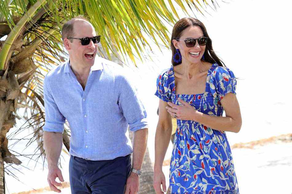 Le couple royal semble profiter de sa tournée dans les Caraïbes.  (Reuters)