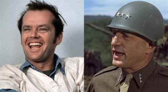 left: One Flew Over The Cuckoo's Nest; right: Patton