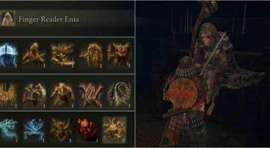 Showcase of all the different Remembrances and Finger Reader Enia in Elden Ring.