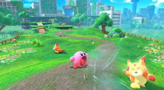 Test de Kirby and the Forgotten Land : mignon, simple, monotone
