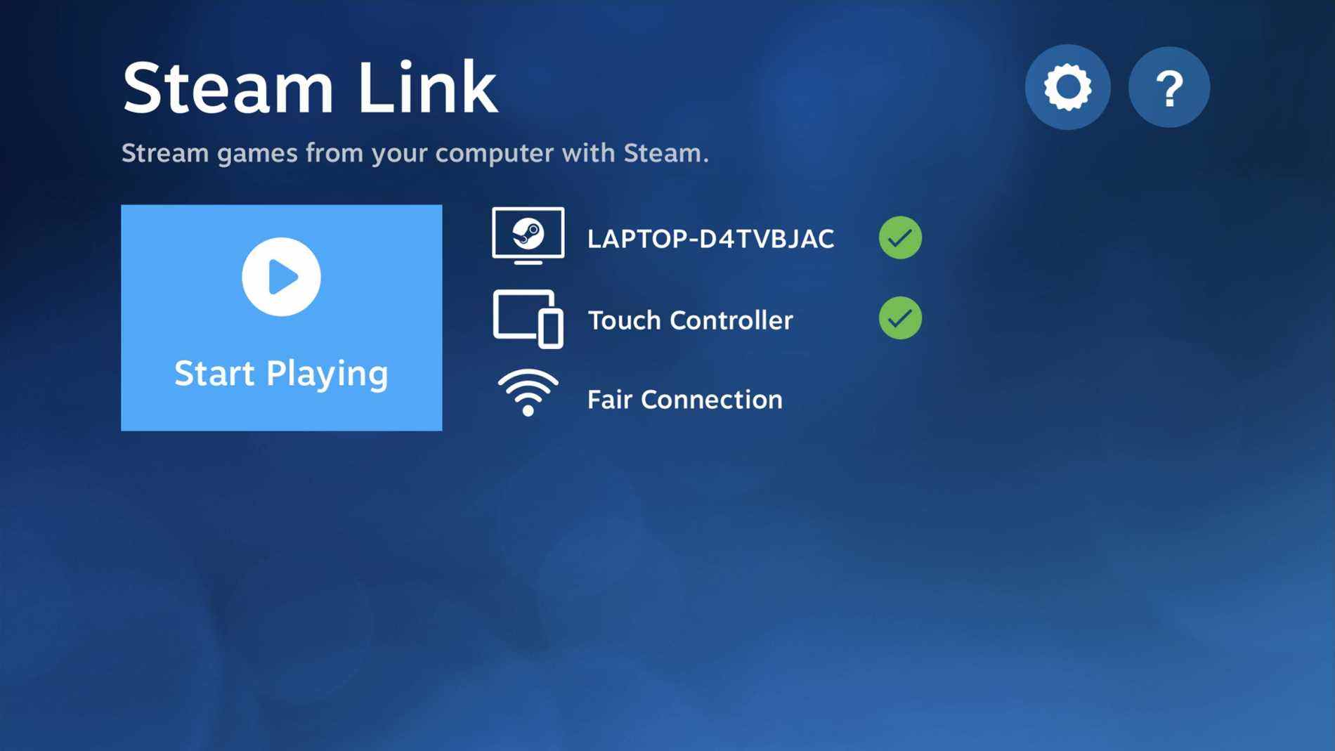 Steam Link commence à jouer