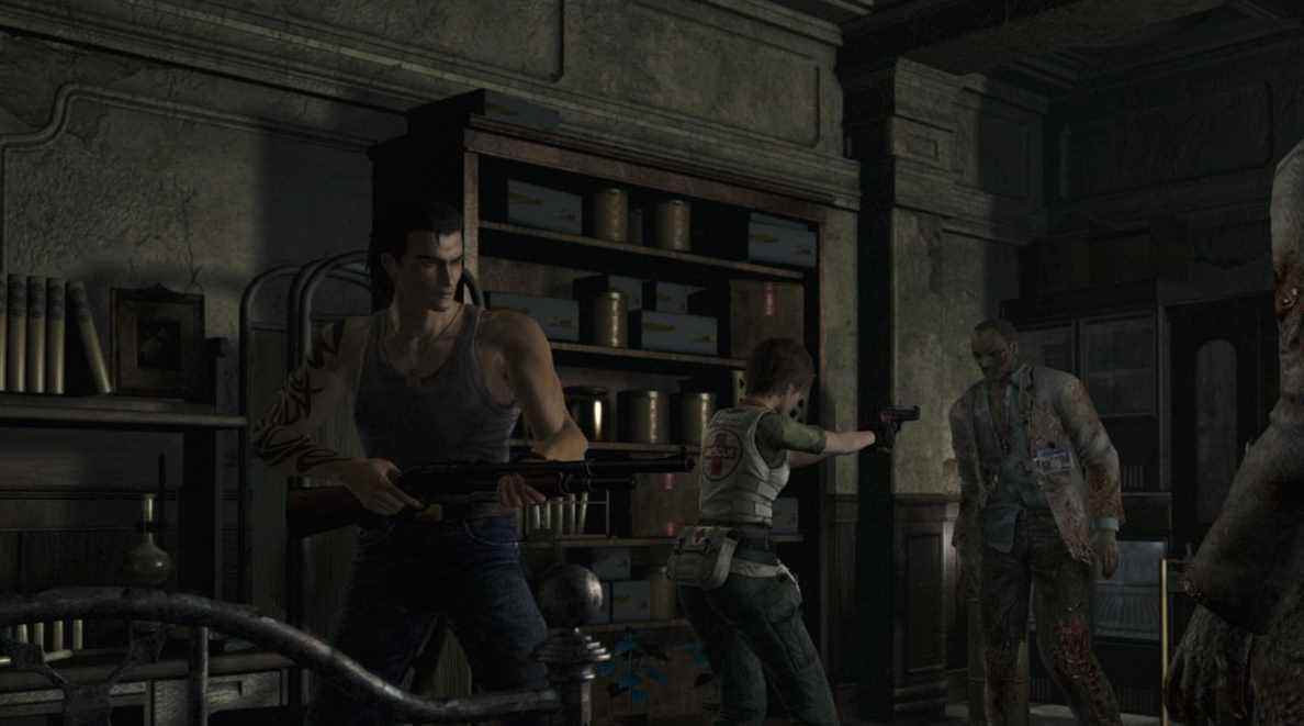 Billy Coen et Rebecca Chambers se défendent dans Resident Evil 0 Remaster