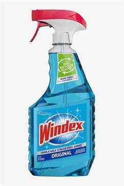 Bouteille à gâchette pour nettoyant pour vitres Windex