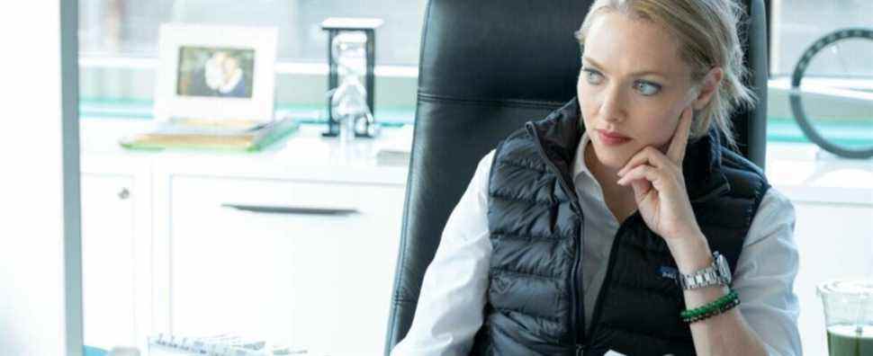 Amanda Seyfried as Elizabeth Holmes in The Dropout Featured Image