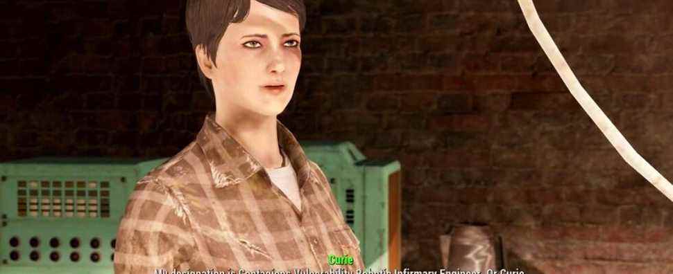 Fallout 4 Curie Synth Form Human Emergent Behavior