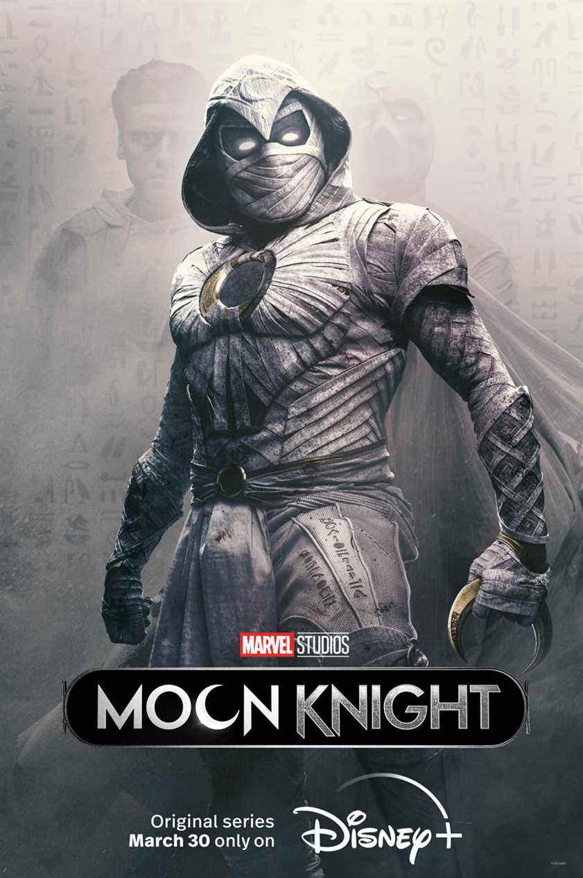 Une affiche Moon Knight de Moon Knight dans son look traditionnel