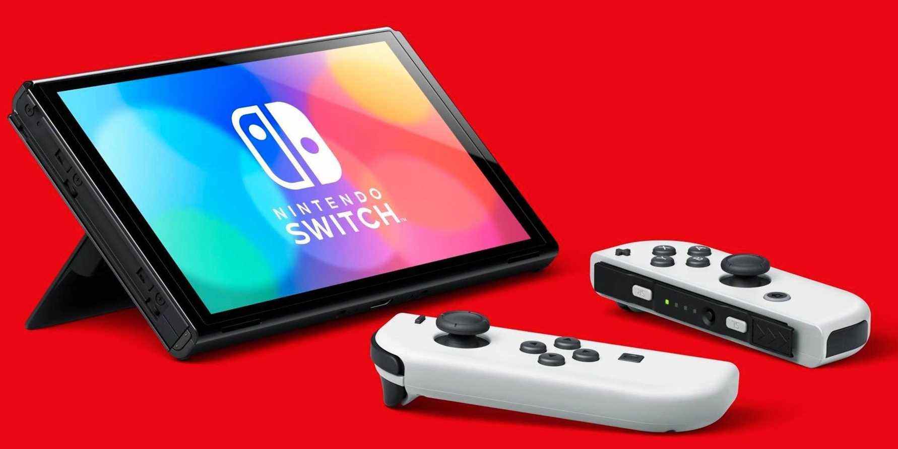 Nintendo Switch OLED en vedette
