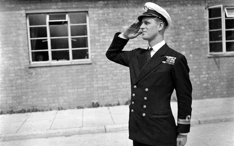Le prince Philip, photographié à la Royal Naval Officers&# 39;  École du Wiltshire en juillet 1947 - PNA Rota
