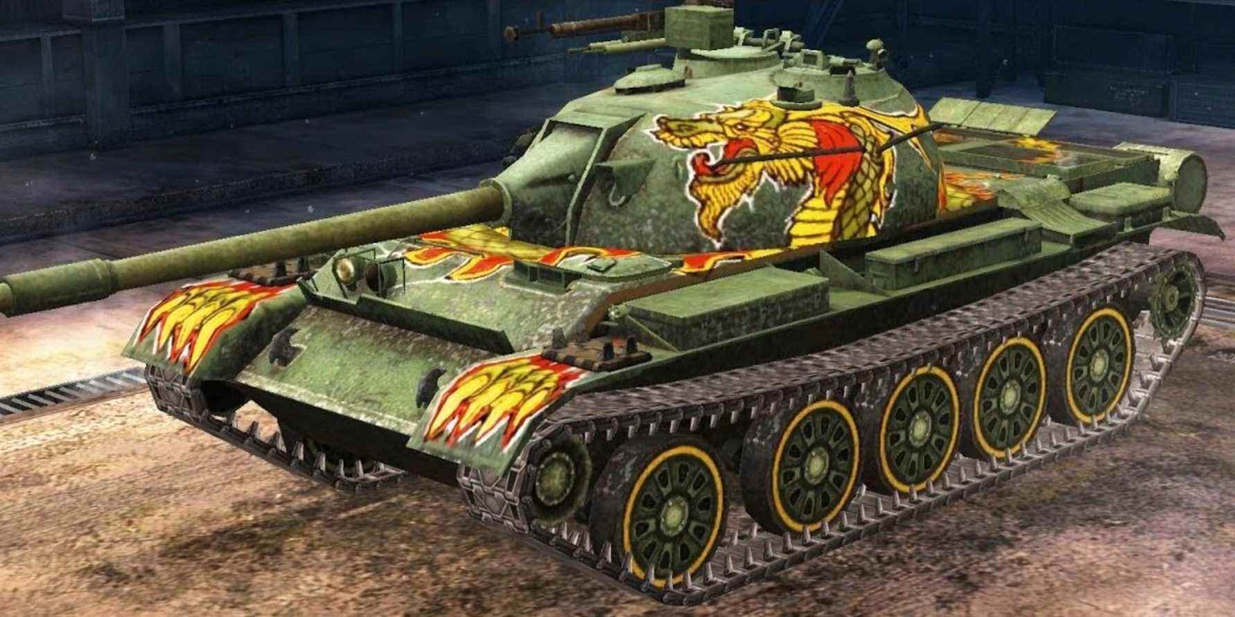 Conception de World Of Tanks Blitz Type 62 Dragon