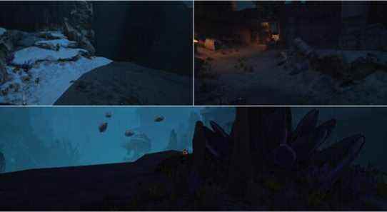 Showcase of various Lucky Dice location in Tiny Tina's Wonderlands Drowned Abyss.