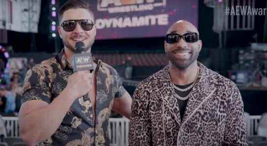 Ethan Page and Scorpio Sky AEW Awards Men of the Year 2022