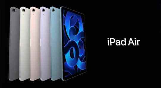 Apple annonce l'iPad Air de cinquième génération, alimenté par la puce M1